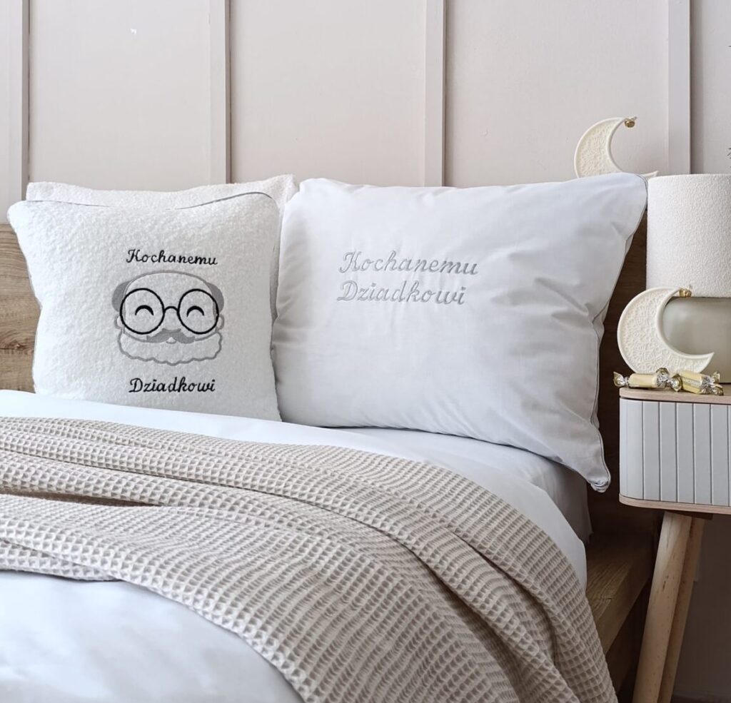 personalizowany komplet pościeli dla Dziadka z haftem