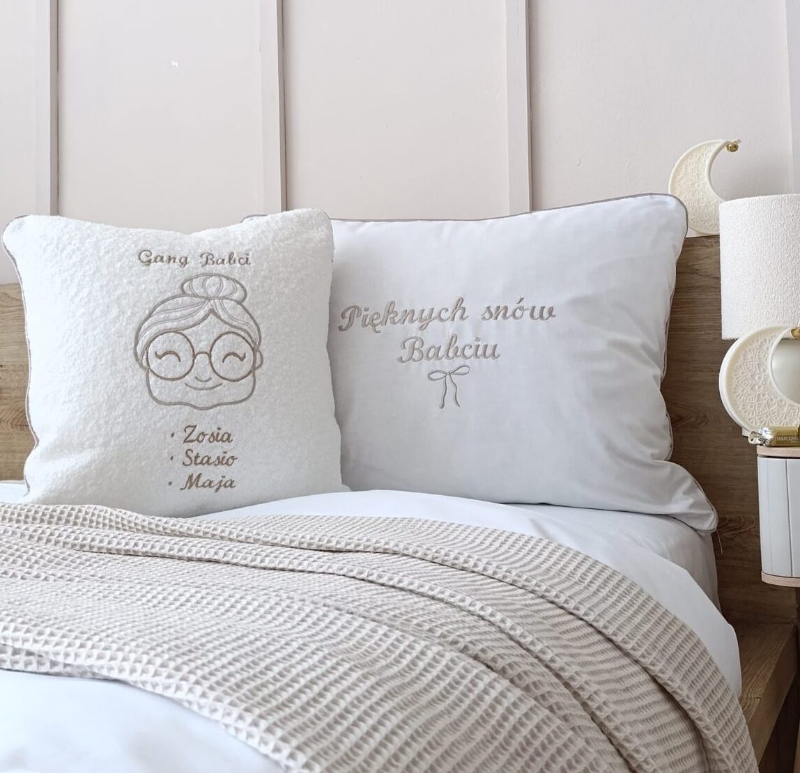 komplet pościeli personalizowany na Dzień Babci i Dziadka