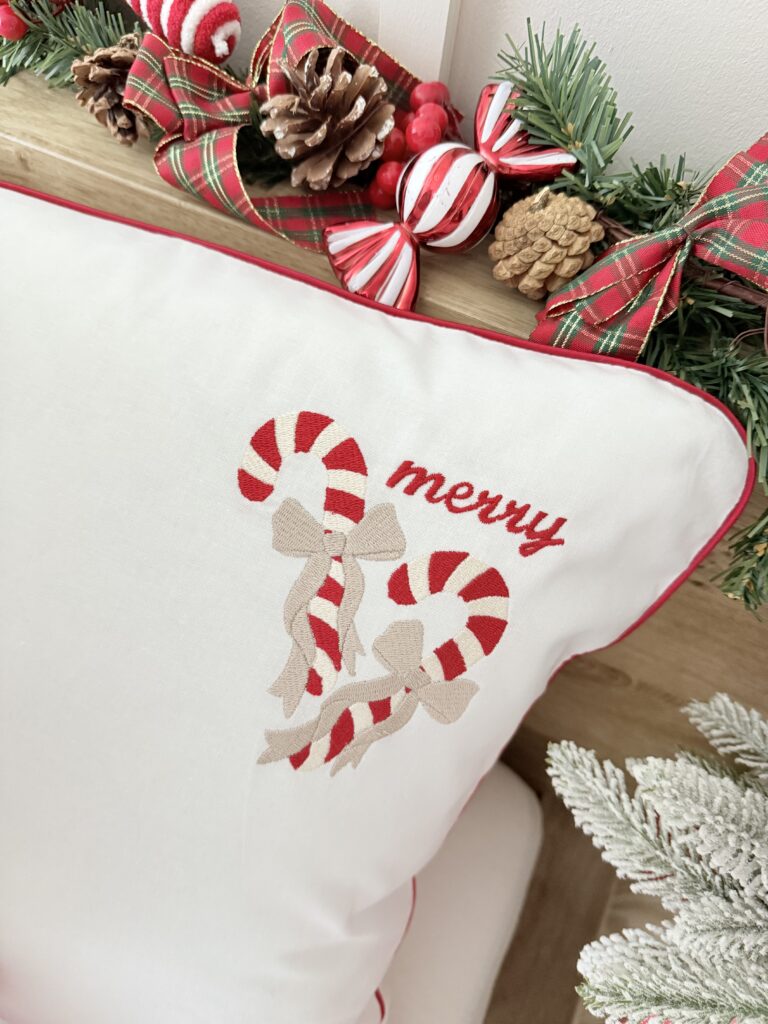 Świąteczna pościel haft lasek cukrowych