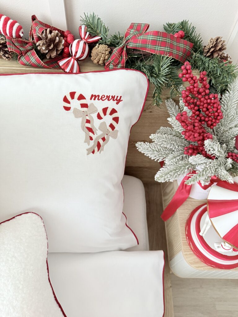 Świąteczna pościel haft lasek cukrowych – magiczna dekoracja sypialni