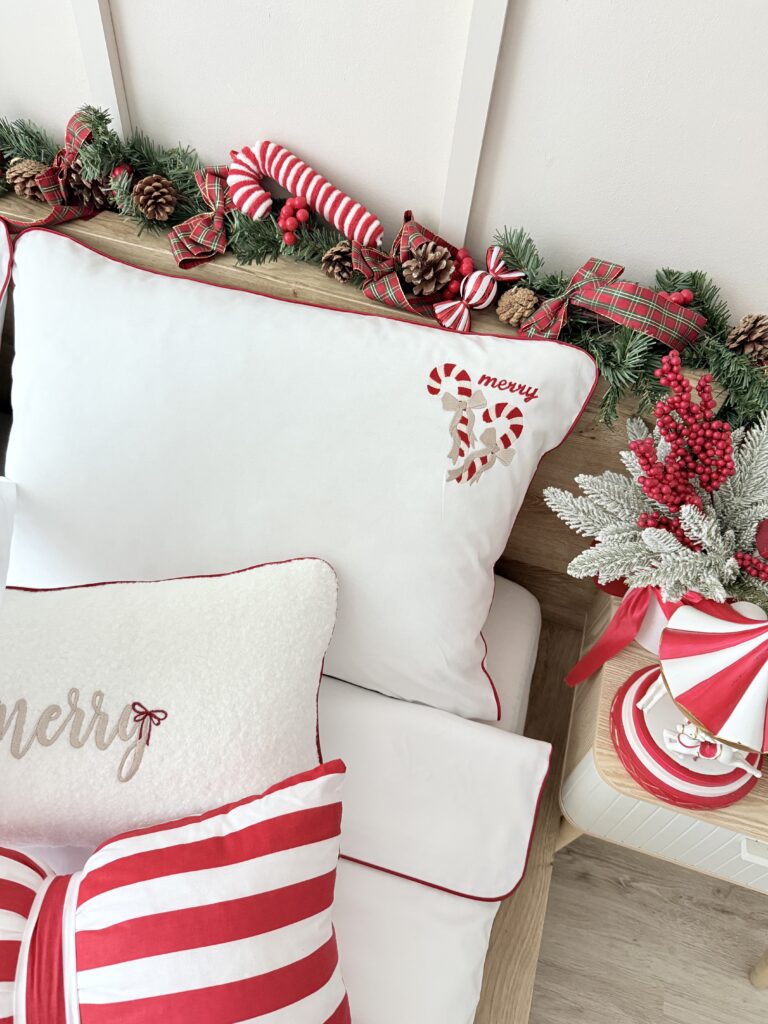 Świąteczna pościel haft lasek cukrowych