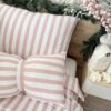 pościel Simonila w biało-różowe pasy