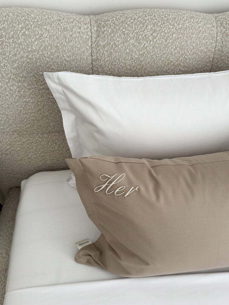 poszewka satynowa Pure beżowa