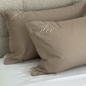 poszewka satynowa Pure beżowa