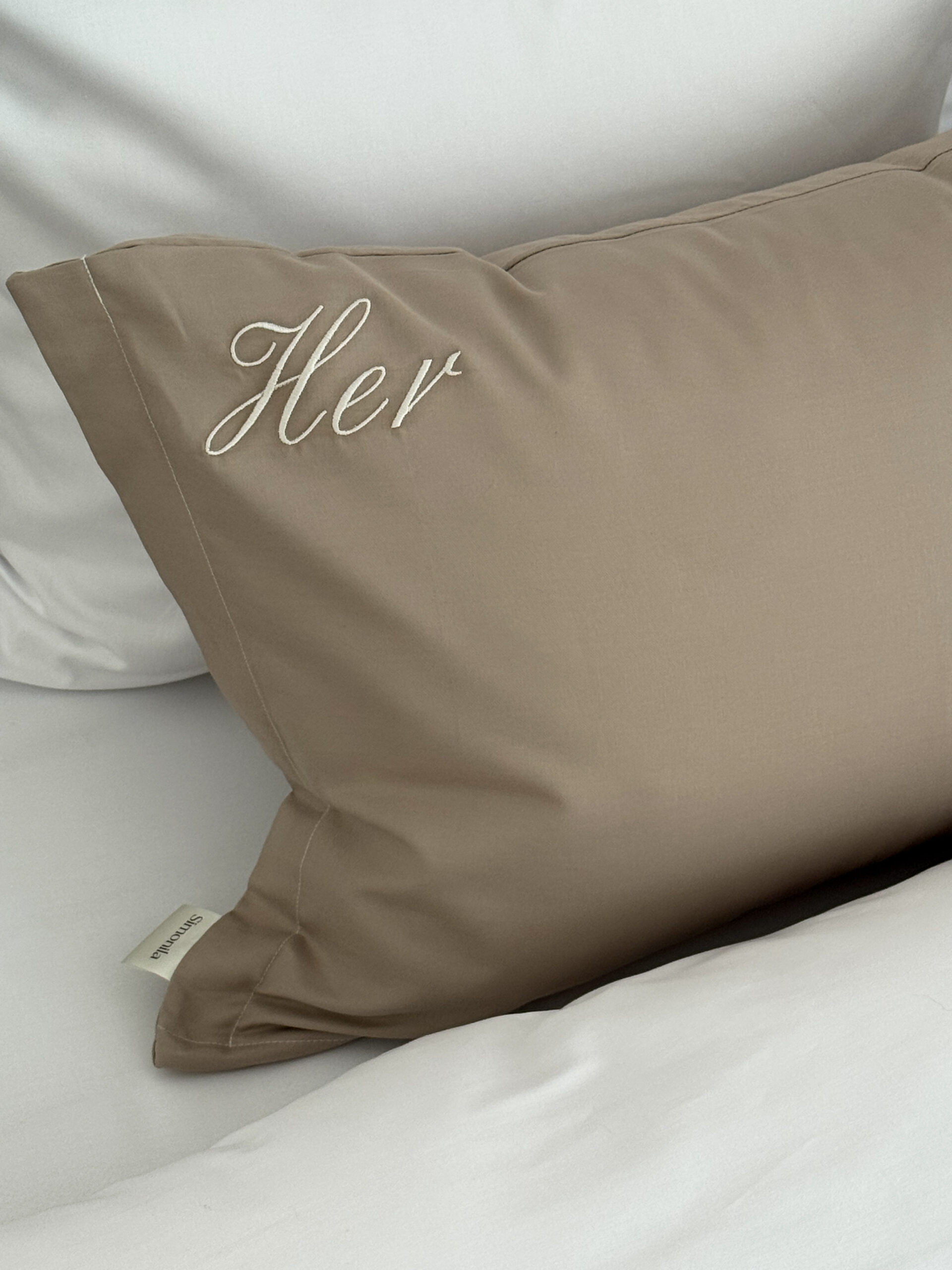 poszewka satynowa Pure beżowa