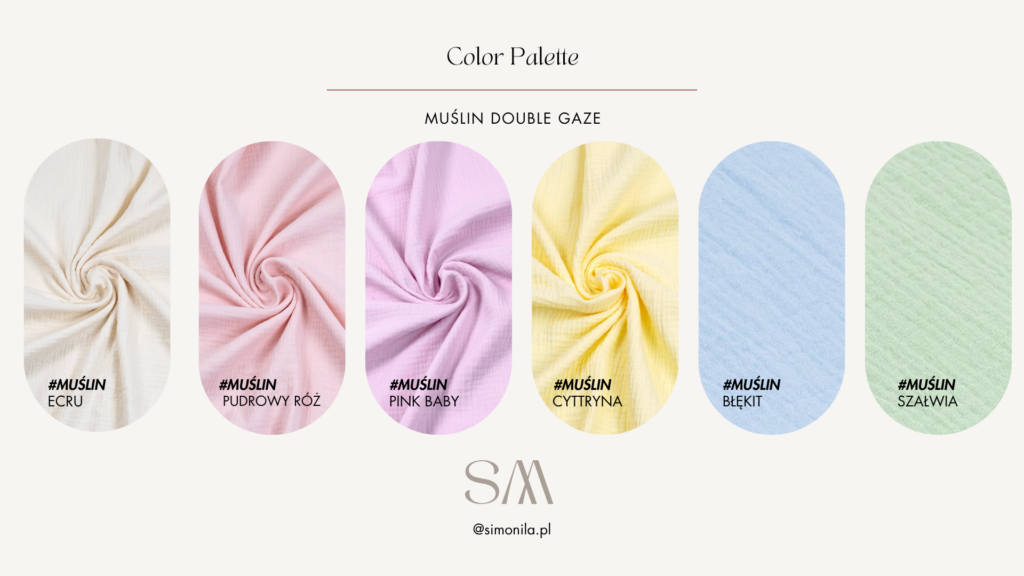 stwórz swoją muślinową pościel miękka tkanina