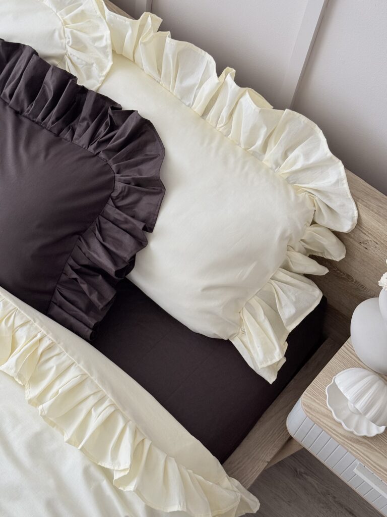 Pościel w kolorze masełko